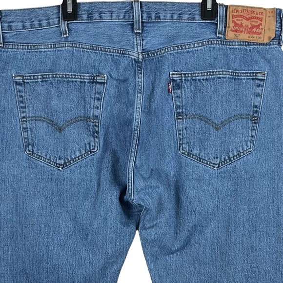 Levi’s Men’s 501 XX Button-Fly Medium Wash Jeans Size 44 - 30 - Picture 5 of 11